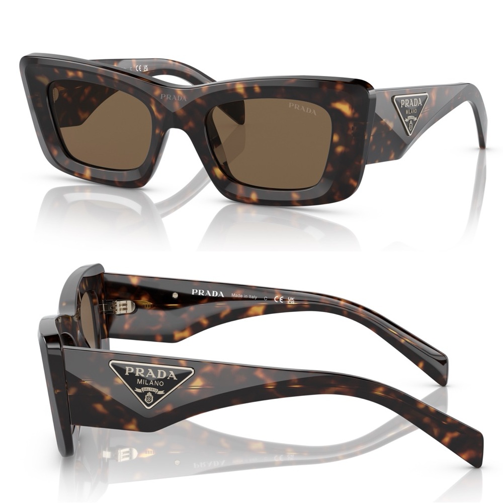 Prada Symbole Sunglasses SPR 13Z Tortoise Like New
